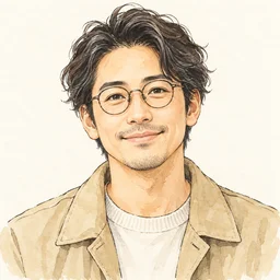 著者アイコン（AI生成イラスト）