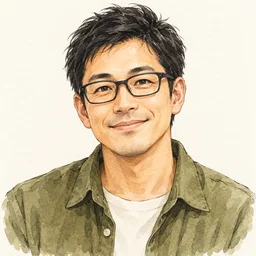 著者アイコン（AI生成イラスト）