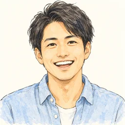 著者アイコン（AI生成イラスト）